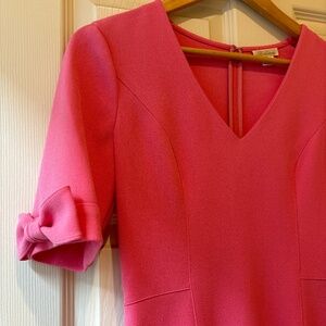 Shoshanna Dress Pink Bow Detail Size 0 New with tags
